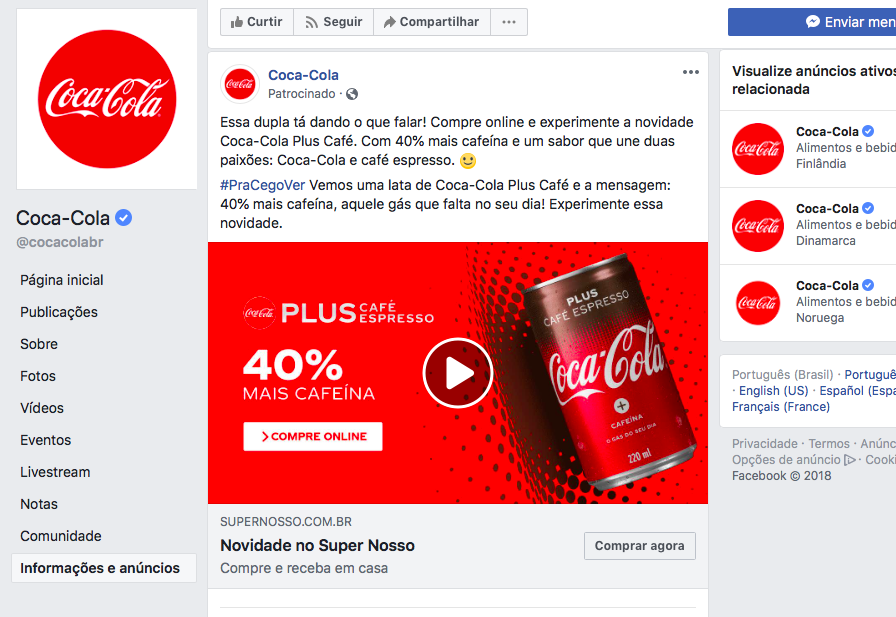 anúncios coca cola